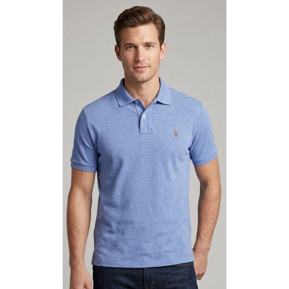 Polo Ralph Lauren Men’s Blue Short Sleeve Shirt Size Large